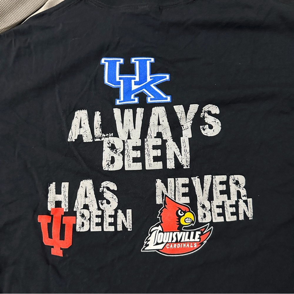 Vintage Kentucky Wildcats ‘Always Been’ Black Shirt Size XL Indiana Louisville